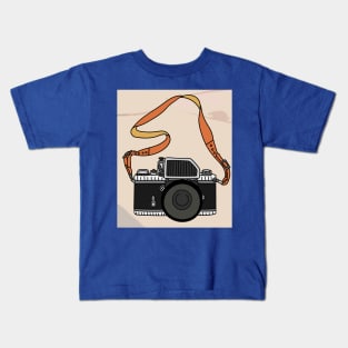 Camera Photography Nostalgia Timeless Kids T-Shirt